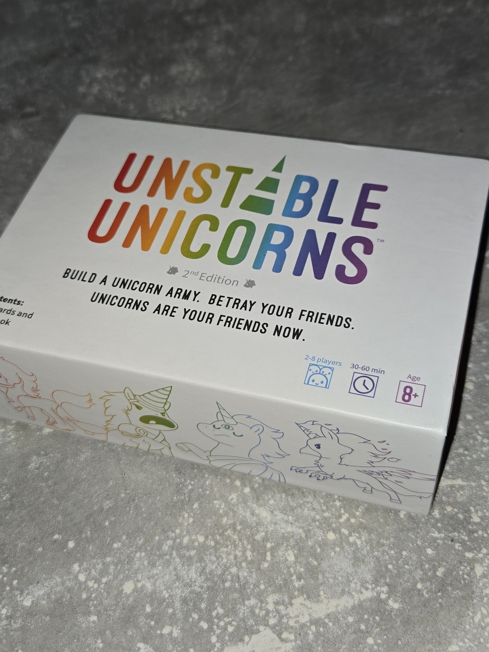 Unstable Unicorns 2nd Edition Card Game * Complete Set Family Party